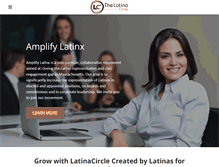 Tablet Screenshot of latinacircle.com